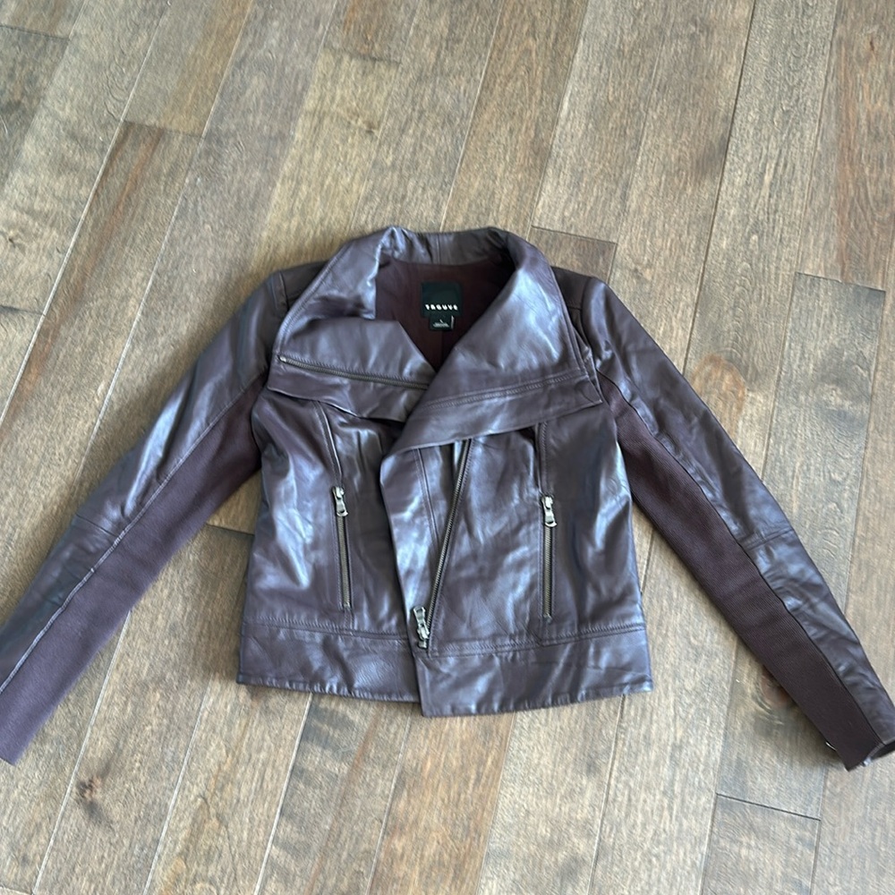 Trouvé Nordstrom leather biker jacket